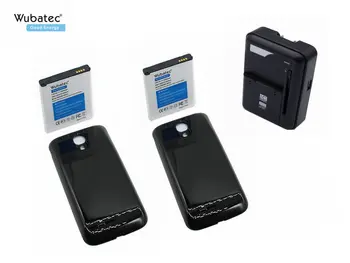 Wubatec 2x 5200mAh S4 NFC Išplėsta Baterijos + Įkroviklis, Skirtas Samsung Galaxy S 4 SIV I9500 I9502 I9505 I9508 R970 i9506 I337 i545