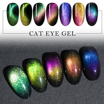 Nagų Vizija 5ml Cat Eye Nagų Gelis lenkijos Nustatyti Chameleonas Magnetinis Gelis Lako Ilgalaikį Šviečia Mirkti Off UV LED Nagų Dailės Gelio Lako