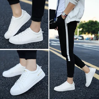 Mažas baltas batai, vyriški batai vasaros banga batai vyriški sportiniai bateliai, laisvalaikio bateliai korėjos versija laukinių kvėpuojantis batai