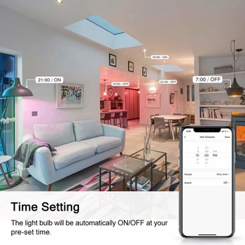 4W Wifi Smart LED Lemputė, Prožektorius Tuya/smart Gyvenimo APP RGBCW Balso Kontrolės Dirbti Su Alexa 