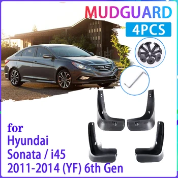 4 VNT Automobilių Purvo Atvartais skirta Hyundai Sonata i45 YF 2011 2012 2013 Mudguard Splash Apsaugai Sparnas Mudflaps Auto Priedai