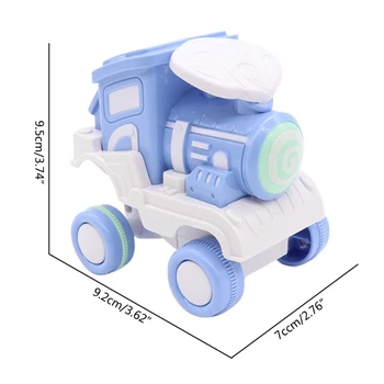 Kalnelius Inercijos Žaislas Automobilis Paspauskite Traukinio Stunt Slopinti Automobilių Modeliu Vaikų Žaislai