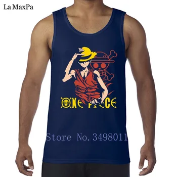 Custom Oficialų Luffy Piktas One Piece Anime tankų vyrų Kultūrizmo Naujas Mados Liemenė vyrams Berankoviai sportiniai Marškinėliai