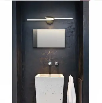 Paprasta, modernios led veidrodis žibintai vonios kambarys vandentiekis vandeniui Šiaurės lempos vonios veidrodis lempos šviesa