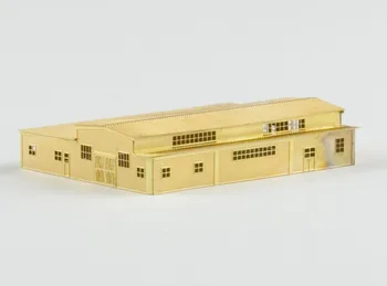 1/700 Masto Statyklos, Diorama Priedai - laivų Statyklos pastatas nustatyti 1 Modelis Rinkiniai NW70001 Ėsdinimo Lapas