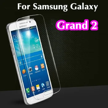 Plonas 0,3 mm Sprogimo Įrodymas Premium Grūdintas Stiklas Screen Protector Anti-scratch Plėvele Samsung Galaxy Grand 2 G7106 10vnt/daug