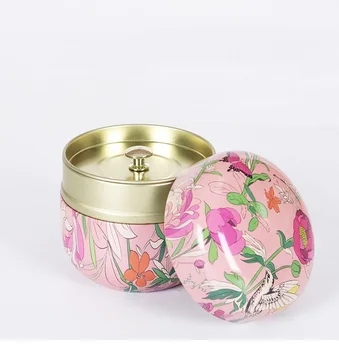 Mažas Šviežių Sode Turas Gėlių, Arbatos, Saldainių Dėžutė Kavos Monetos Talpinimo Slapukas Alavo Lauke Švenčių Šalies Prekių