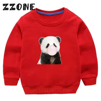 Vaikų Hoodies Vaikams kramtomosios Gumos Panda, Koala Dramblys Juokinga Kūdikiams Susagstomi megztiniai Megztinis Viršūnes Mergaitės Berniukai Rudens Drabužiai,KYT2059