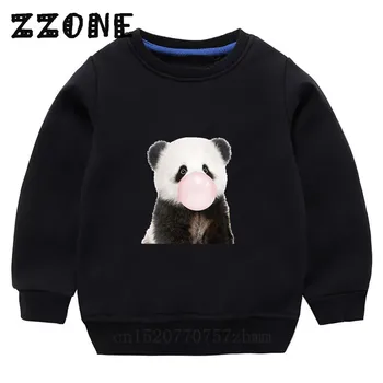 Vaikų Hoodies Vaikams kramtomosios Gumos Panda, Koala Dramblys Juokinga Kūdikiams Susagstomi megztiniai Megztinis Viršūnes Mergaitės Berniukai Rudens Drabužiai,KYT2059