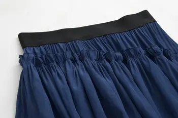 Sluoksnis po sluoksnio pyragas sijonas 2018 naujas trumpas sijonas aukštų juosmens žodį kartaus fleabane sijonas falbala nereguliarus sijonai