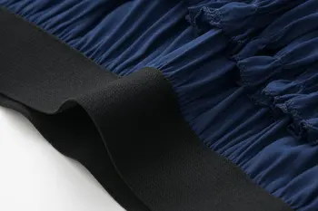 Sluoksnis po sluoksnio pyragas sijonas 2018 naujas trumpas sijonas aukštų juosmens žodį kartaus fleabane sijonas falbala nereguliarus sijonai