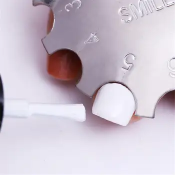 Clipper Stiliaus Nagų Gelis Lengvai prancūzijos Šypsena Eilutės Įrankius Atsitiktiniai Mielas Spausdinimo Modelius Plokštė, Šiek tiek Naujumo, Rūšių 1Pcs Z5M6