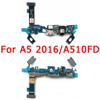 Originalus Įkrovimo lizdas Samsung Galaxy A5 2016 Mokestis Valdybos USB Jungtis PCB Lizdas Flex Mic Pakeitimas, Remontas, Atsarginės Dalys