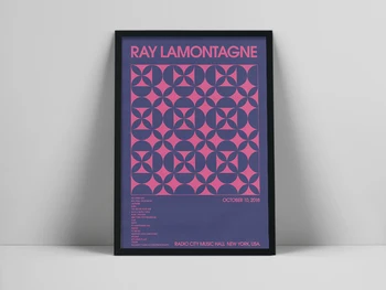 Ray LaMontagne Pop Muzikos Dainininkė Star Meno Tapybos Drobės Muzikos Koncertą Plakatai Muzikos Albumą Dovanų Sienos Nuotrauka Kambarį Namų Dekoro