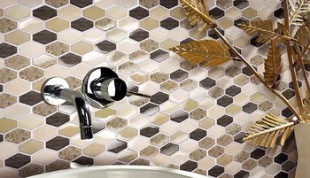 Vinilo Plytelės Virtuvės Backsplash, lipnios Sienos Plytelių(Smėlio, 10 Lapų) Aukštos Kokybės 3D Tapetai