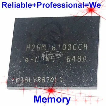 H26M78103CCR BGA153Ball EMMSP 64GB Mobilephone Atminties Naujos originalios ir naudotų Lituojamas Kamuolius, Išbandyta, GERAI