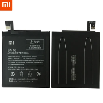 Originalus 2019 Metų Nauji Aukštos kokybės BM46 Baterija Nekilnojamojo 4000mAh Už Xiaomi Redmi 3 Pastaba Redmi Note3 Pro Dovana Įrankiai +Lipdukai