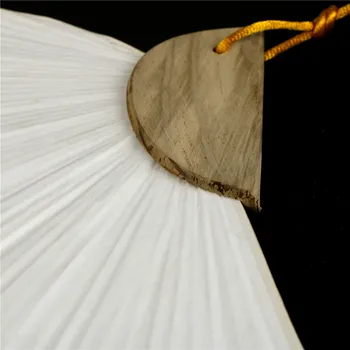 Baltos Spalvos Veidrodėliai, Elegantiškas Bambuko Popieriaus Ir Popieriaus Vertus, Ventiliatorius Vestuves Džiaugtis