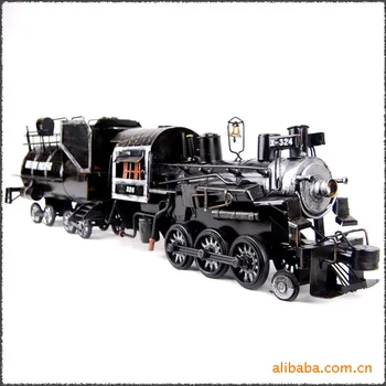 Zakka bakalėjos amatų spalva juodas klasikinis Amerikos traukinio MKF8501 Kaustytomis geležies amatų, dovanos, verslo dovanos, Kalėdų dovanos,
