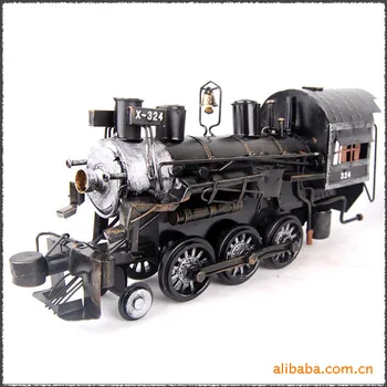 Zakka bakalėjos amatų spalva juodas klasikinis Amerikos traukinio MKF8501 Kaustytomis geležies amatų, dovanos, verslo dovanos, Kalėdų dovanos,
