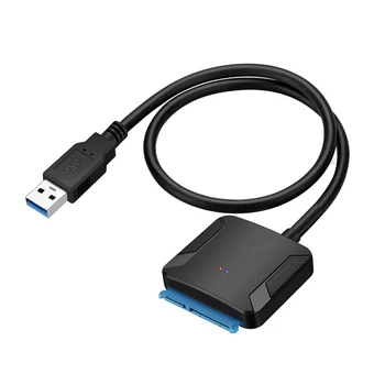 Breakout Cable Kietąjį Diską Splitter Cable USB 3.0 Prie SATA Konvertuoti Kabelis Greitai Pavarų SSD HDD Kietojo Disko Adapteris