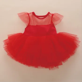 Gimtadienis Princesė Saldžiųjų Suknelės Infantil Gražios Krikštynos Chalatai Naujagimių mergina dress Kūdikių Drabužiai Baby Girl Krikšto Suknelės