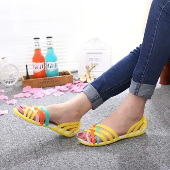 Cresfimix sandalias de mujer moterų mados aukštos kokybės želė butas sandalai panele laisvalaikio pavasarį & vasaros sandalai kietas sandalas c2901