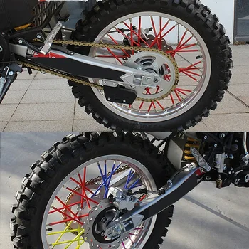 72pcs Motociklo ratlankių kalbėjo rato gaubtas Raštas Apsiaustas Vamzdžių Rėmo Motociklo Ybr 125 Jordanija 33 Yamaha Moto Triumfas