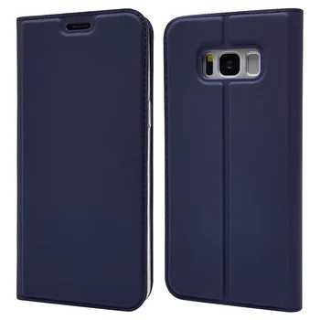 Case For Samsung Galaxy S8 funda atveju PU odos flip cover for Galaxy S8 Plus atveju prabanga Magnetas Piniginės Minkštas atveju kimTHmall