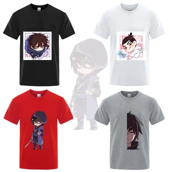 2020 metų Vasaros Naują Japonų Anime Assassin 3D T-shirt Vyrai ir Moterys, Poros, O-kaklo Animacinių filmų T-shirt Viršų Mados Susagstomi megztiniai