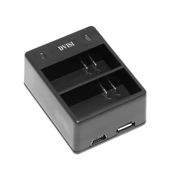 3pcs DVISI AHDBT-301 Įkraunamas Baterijas su USB Dual Įkroviklis AHDBT-302 dėl Gopro Hero 3/3 Hero3 Hero3 Eiti Pro+EU/US, AC Adapteris