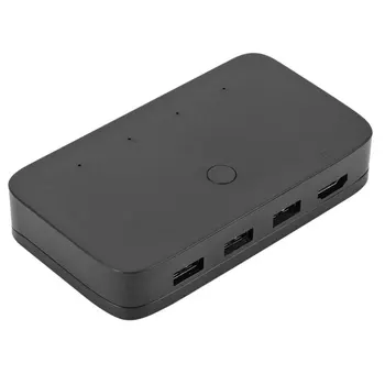 4K USB HDMI KVM Switch Box Vaizdo Ekranas USB Jungiklis Splitter PC Bendrinimo Klaviatūrą, Pelę, Spausdintuvą Prijungti Ir Paly