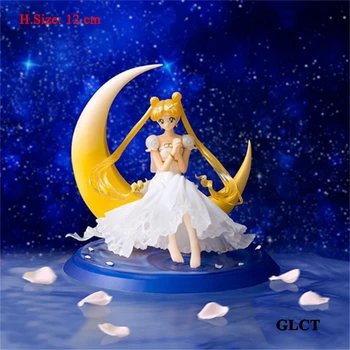 Tortas topper princess gimtadienio prekių tortas dekoravimo vaikų mergaičių dovanų angelas sparnų Sailor Moon paveikslas modelis, žaislai