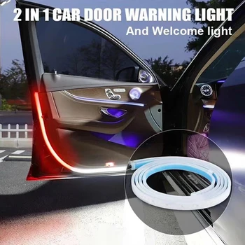 Visuotinės Saugos Flash Lengvųjų Automobilių Durų Atidarymo LED Mirksinti Įspėjamoji Lemputė Magnetinis Jutiklis Anti-susidūrimo Stovėjimo Žibintas Automobilių Šviesos
