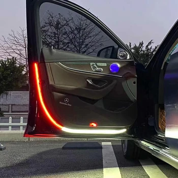 Visuotinės Saugos Flash Lengvųjų Automobilių Durų Atidarymo LED Mirksinti Įspėjamoji Lemputė Magnetinis Jutiklis Anti-susidūrimo Stovėjimo Žibintas Automobilių Šviesos