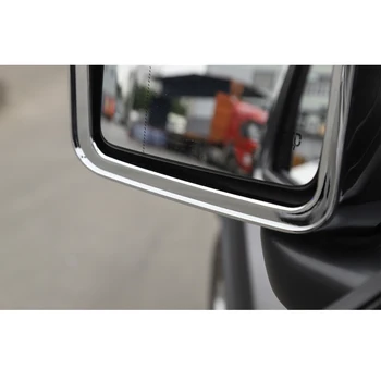 Auto Automobilio galinio vaizdo Veidrodžio Rėmo Apdaila Lietaus Antakių Apdailos Stilius Už Jeep Wrangler JL 2018+ Automobilių Reikmenys