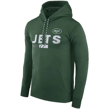 Vyriški niujorko Amerikietiškojo futbolo Marškinėlius Jets Žalia Nuošalė ThermaFit Veiklos PAŠTO Hoodie