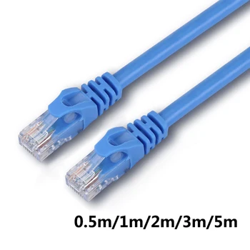 10 vnt./daug RJ45 CAT6 UTP Lan tinklo kabelis 8 core tinklo jumper kabelis 0.5/1/2/3/5m Patch Cord Vytos poros megztinis
