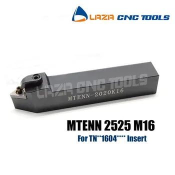 MTENN2525M16 Pjovimo Išorės tekinimo įrankio laikiklis,60 Laipsnių Staklės, CNC Tekinimo, Pjovimo,MTENN2525M16 Tekinimo įrankio Laikiklis TNMG160404/08