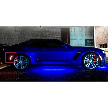 Beler ABS 4Pcs Rūkyti Priekyje & Galiniai Gintaro & Red LED Šoninis Gabaritinis Žibintas Tinka Chevy Camaro 2016-2018 Cadillac CTS ATS
