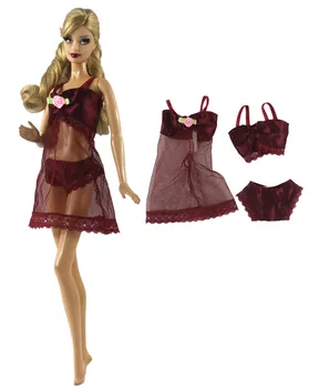 Trikotažo Suknelė Apranga Kostiumas Komplektai Barbie, BJD FR SD Lėlės Drabužiai Vaidmuo Žaisti Reikmenys, Žaislai Mergina