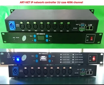 Menas-Net Dimeris 4096 Kanalo 8-port DMX512 dvipusis IP Tinklo scenos šviesos kontrolierius, ArtNet į DMX Dimeris MA tigras pratęsimo