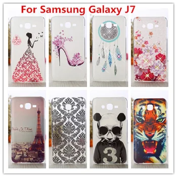 Prabangūs Krištolo ir Deimantų 3D case for Samsung Galaxy J7 M/Bling Blizgesį Sunku Protector Cover For Samsung Galaxy J7 J700F J700 atveju