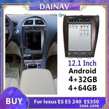 12.1 Colių Android Ca r GPS Navigacija Lexus ES ES240 ES350 2006 m. 2007 m. 2008 m. Automobilio Multimedijos Autoradio DVD Grotuvas stereo