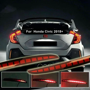 Honda Civic 2017-2018 Hečbekas Led Stabdžių Žibintas Galinio Bamperio Atšvaito Vairavimo Rūko Žibintas