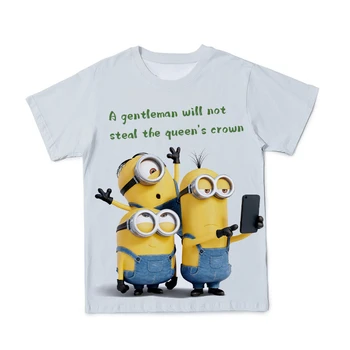 (individualų) 2021 Karšto Pardavimo Vasaros 3d vyriški T-shirt Favoritas Mielas Modelis Vaikai Trumpas Rankovės Marškinėliai Vaikams, O-kaklo Kvėpuojantis T-shirt