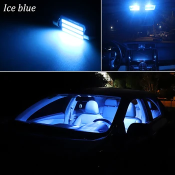 KAMMURI 9Pcs Ne Klaida Canbus Baltas LED Automobilio Salono Map amp Šviesos Paketas Rinkinys, Skirtas 