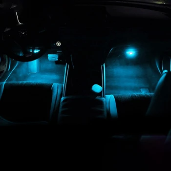 2VNT Automobilio Šviesos diodų (LED) Salono Atmosfera, Šviesos, Apdailos Lempos Aplinkos Koja Šviesos Honda Civic 10 2018-2020