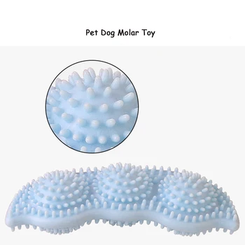 Šunelis Kramtyti Žaislus Žirnių Bite Atsparus Dantų Valymo Šunų Įkandimo Stick Minkšti Plastikiniai Molinis Žaislas Šunų Reikmenys
