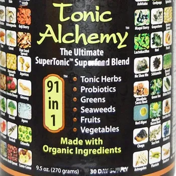 Tonikas Alchemija, Žalia mišinio, Skatina Detoksikacijos, Gerina Imunitetą, 9.5 oz (270 g)